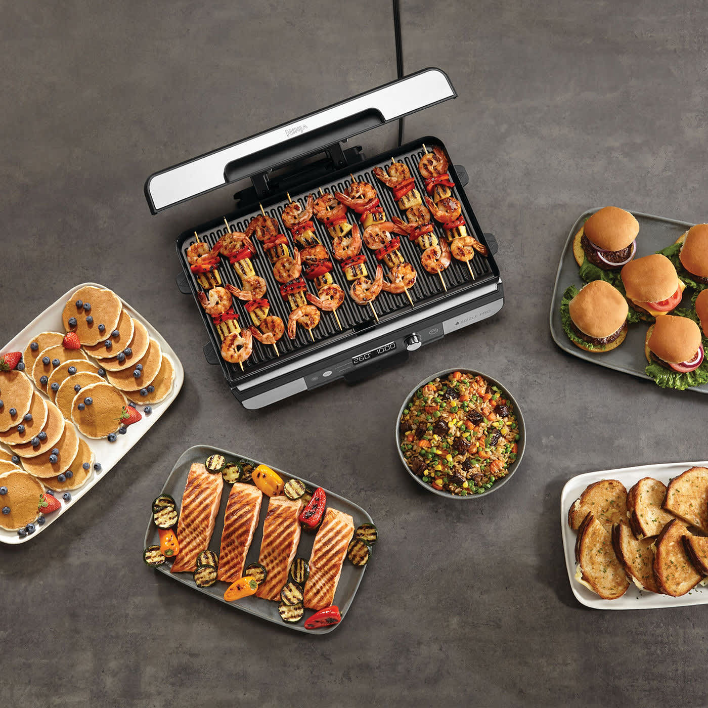 Ninja Sizzle Pro XL Flat Plate & Grill Plate | Indoor grill